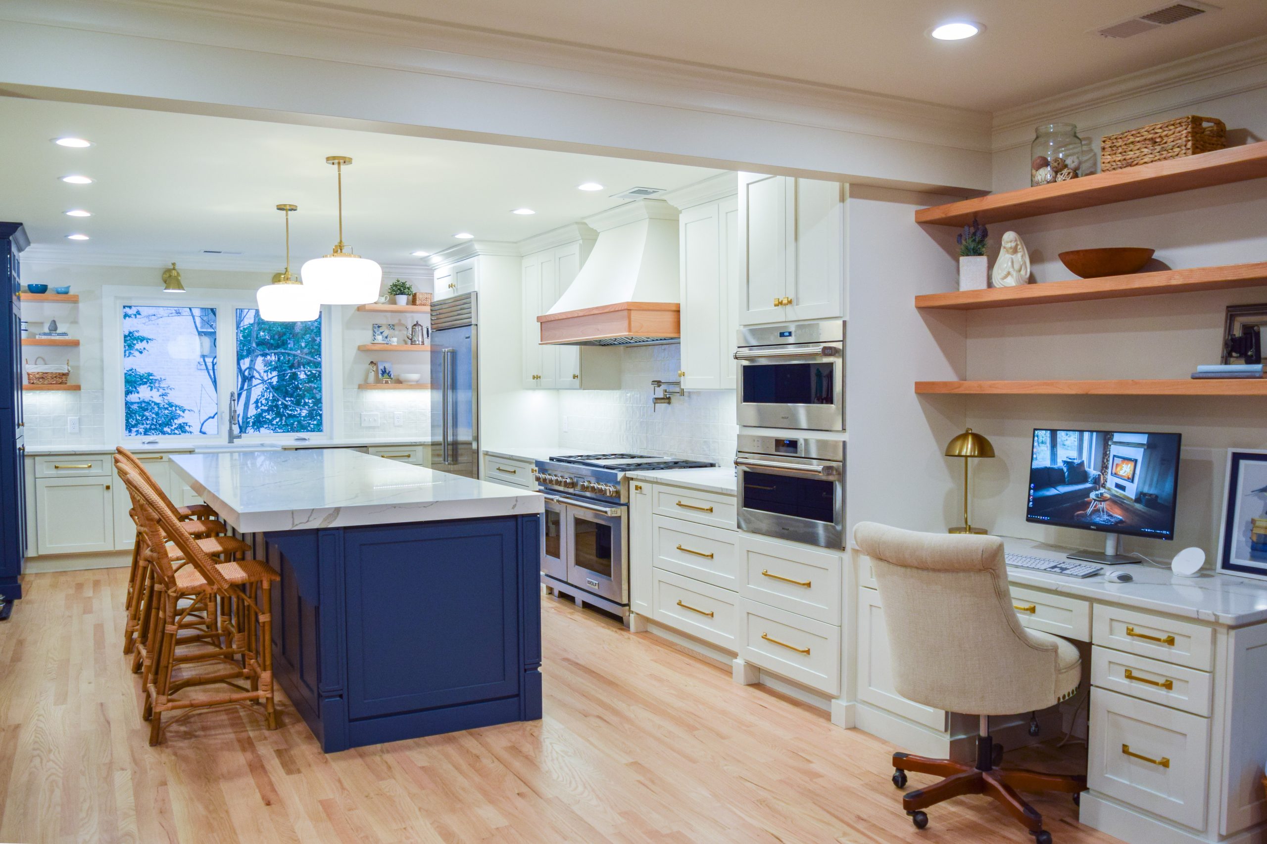 Custom home office by Acumen Builders Greenville, SC